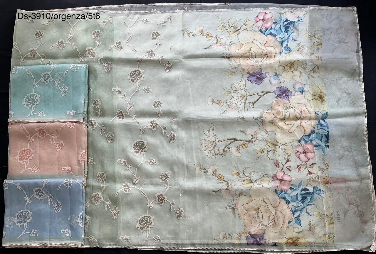 Orgenza Silk Saree Fabric